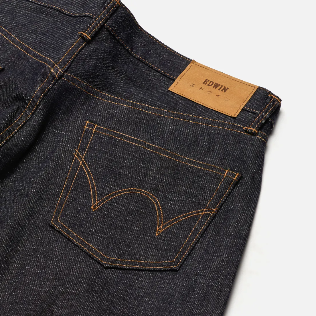 Edwin Мужские джинсы Regular Tapered Kaihara Dark Pure Indigo Rainbow Selvage 13.5 Oz