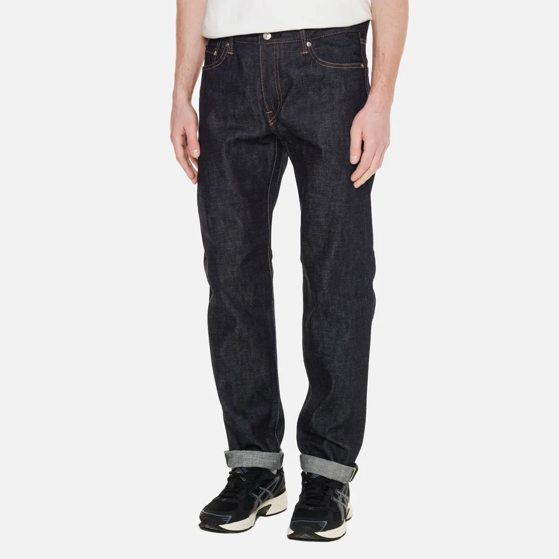 Edwin Мужские джинсы Regular Tapered Kaihara Dark Pure Indigo Rainbow Selvage 13.5 Oz