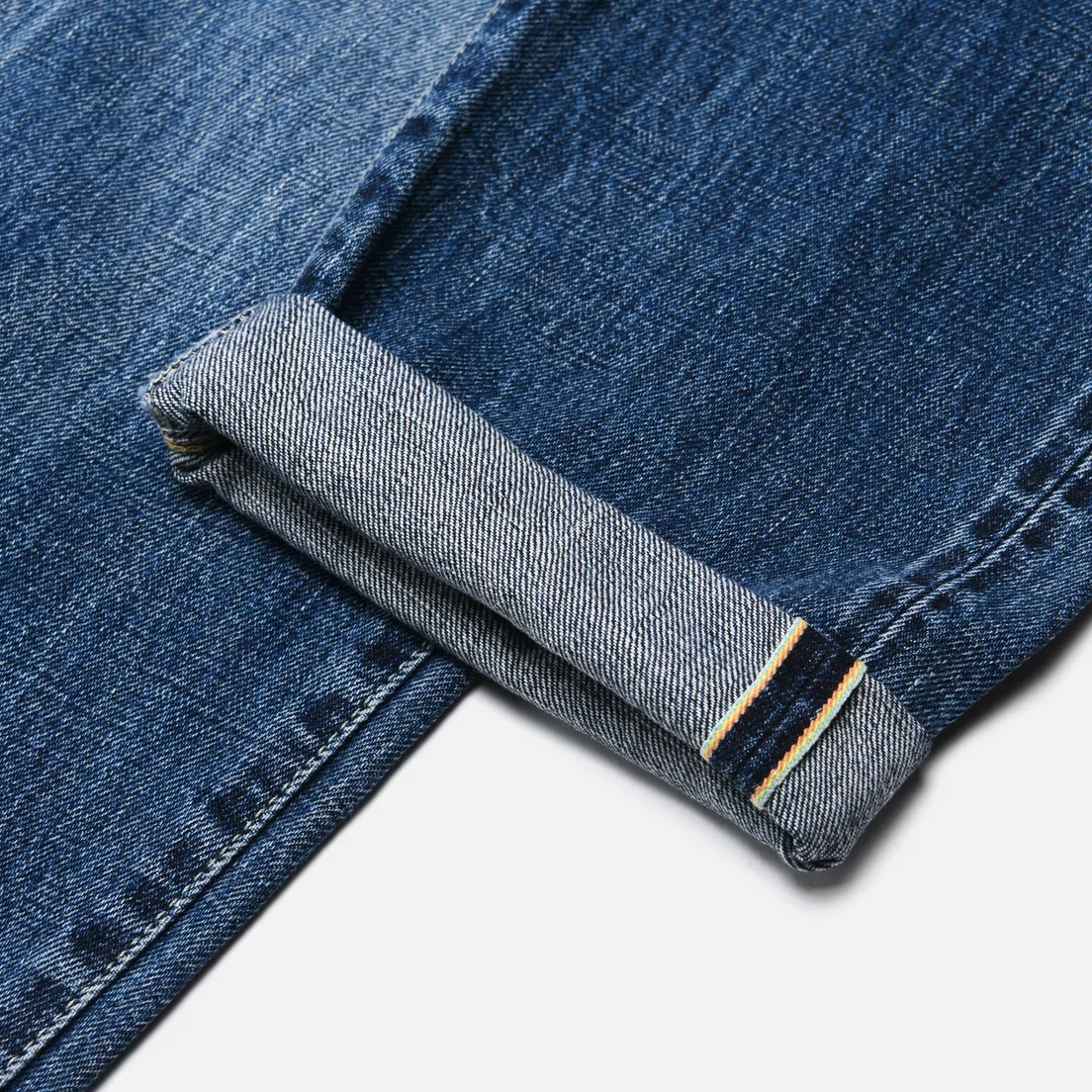 Edwin Мужские джинсы Regular Tapered Nihon Menpu Dark Pure Indigo Rainbow Selvage 13.5 Oz