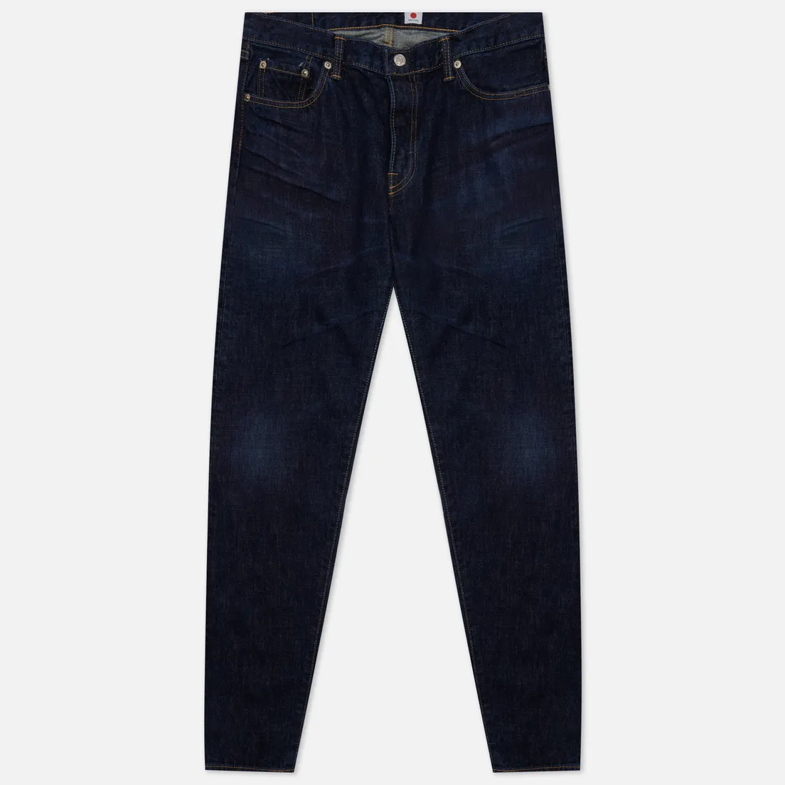 Edwin Мужские джинсы Regular Tapered Nihon Menpu Dark Pure Indigo Rainbow Selvage 13.5 Oz