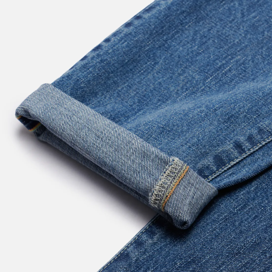 Edwin Мужские джинсы Regular Tapered Nihon Menpu Dark Pure Indigo Rainbow Selvage 13.5 Oz