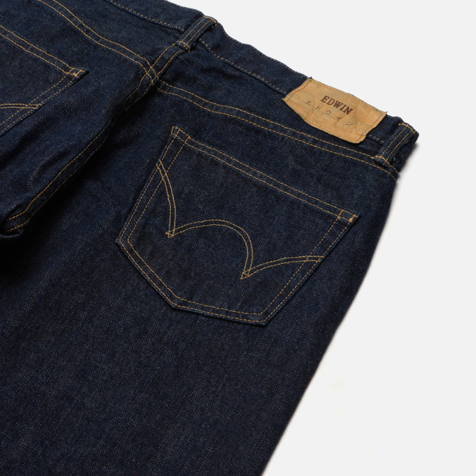 Мужские джинсы Edwin, цвет синий, размер 36/32 I030675.01.02 Regular Tapered Kurabo Recycle Denim Red Selvage 14 Oz - фото 3