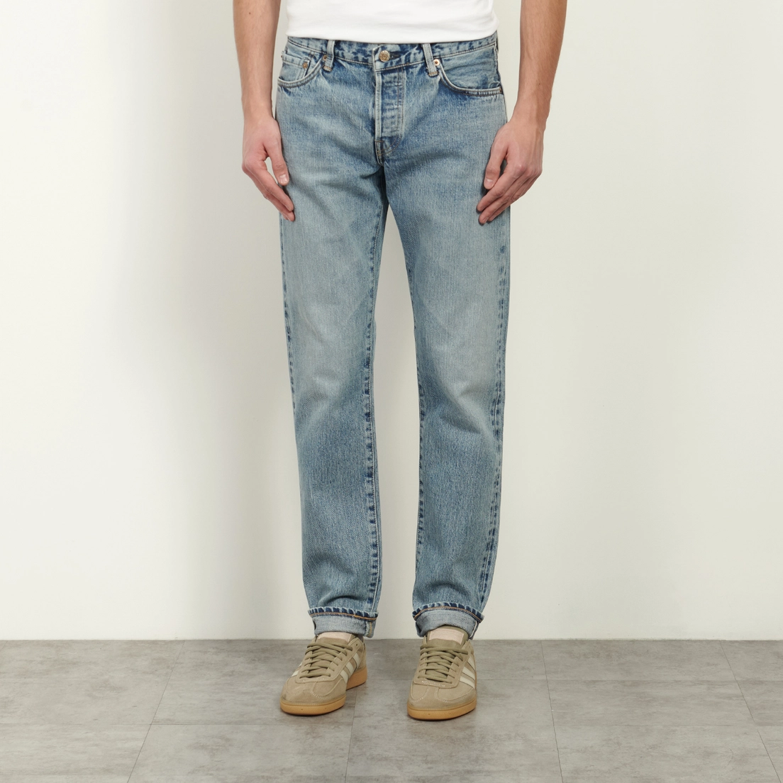 Edwin Мужские джинсы Regular Tapered Kurabo Recycle Denim Red Selvage 14 Oz