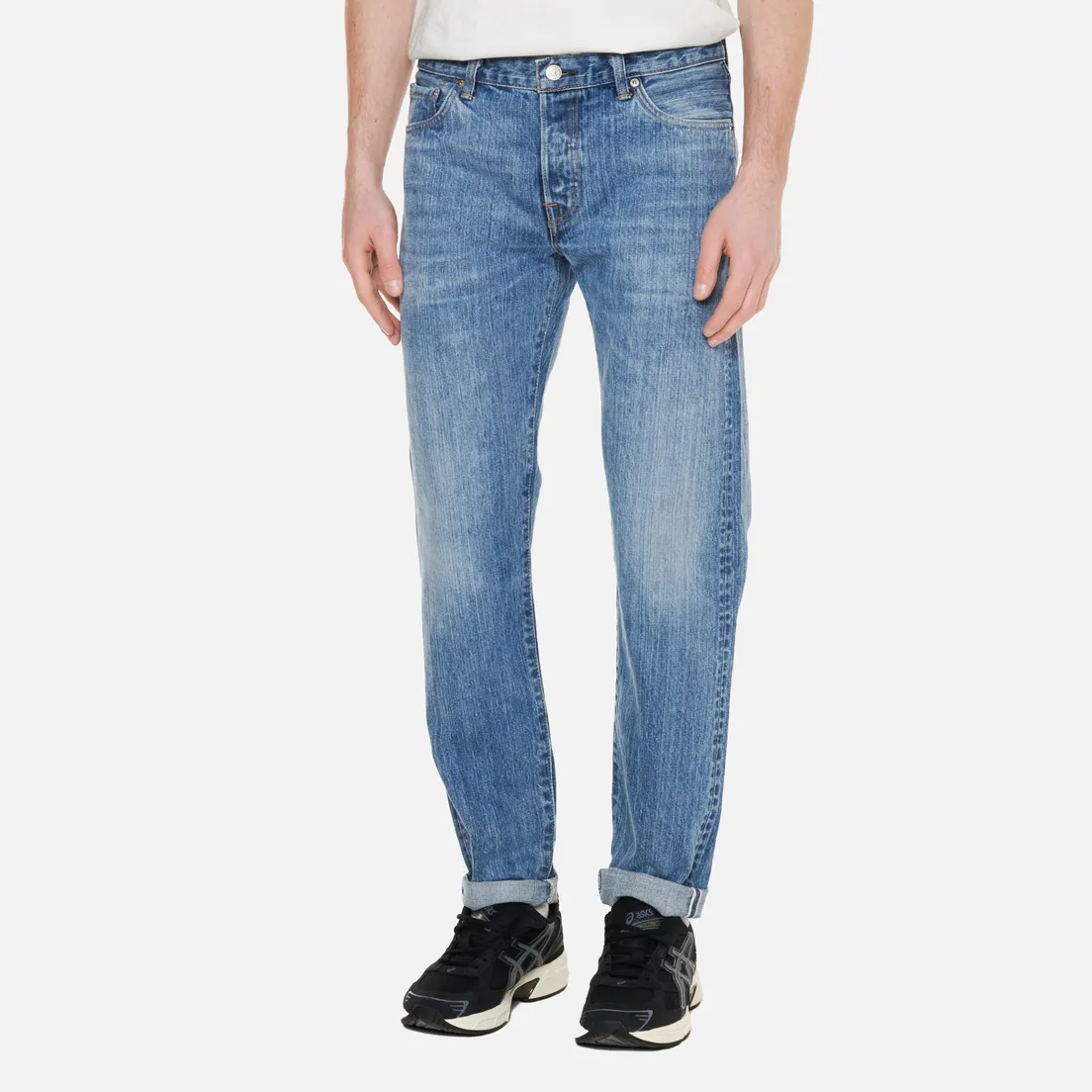 Edwin Мужские джинсы Regular Tapered Kurabo Recycle Denim Red Selvage 14 Oz
