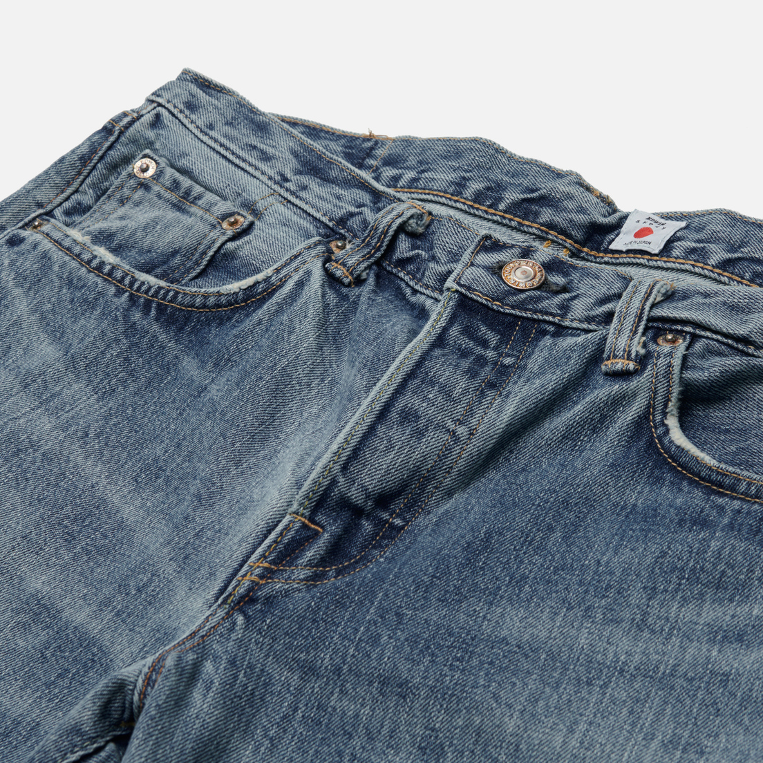 Edwin Мужские джинсы Regular Tapered Kurabo Recycle Denim Red Selvage 14 Oz