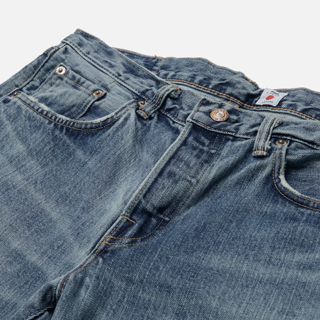 Edwin Мужские джинсы Regular Tapered Kurabo Recycle Denim Red Selvage 14 Oz