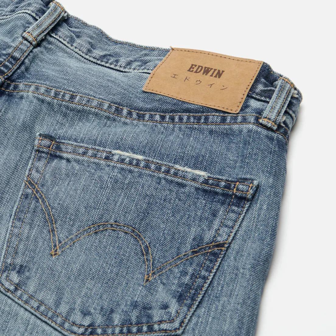 Edwin Мужские джинсы Regular Tapered Kurabo Recycle Denim Red Selvage 14 Oz