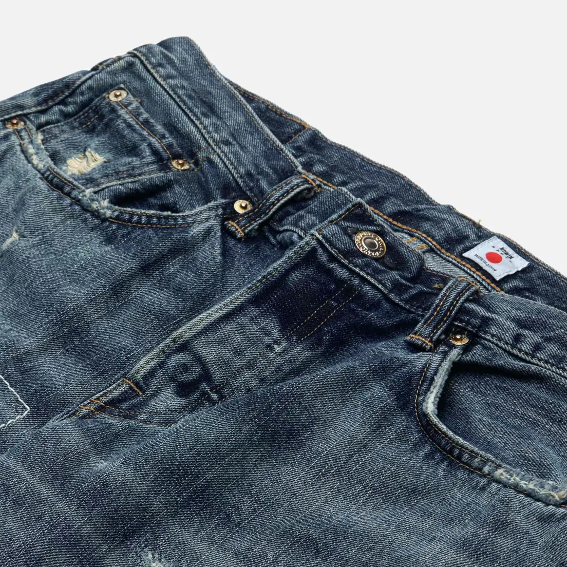 Edwin Мужские джинсы Regular Tapered Kurabo Recycle Denim Red Selvage 14 Oz