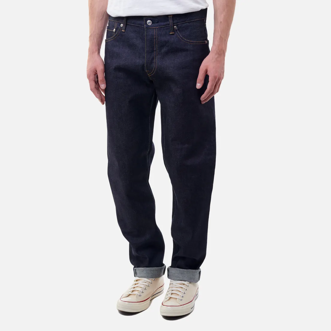 Edwin Мужские джинсы Regular Tapered Kaihara Indigo Blue x White Selvage 11 Oz