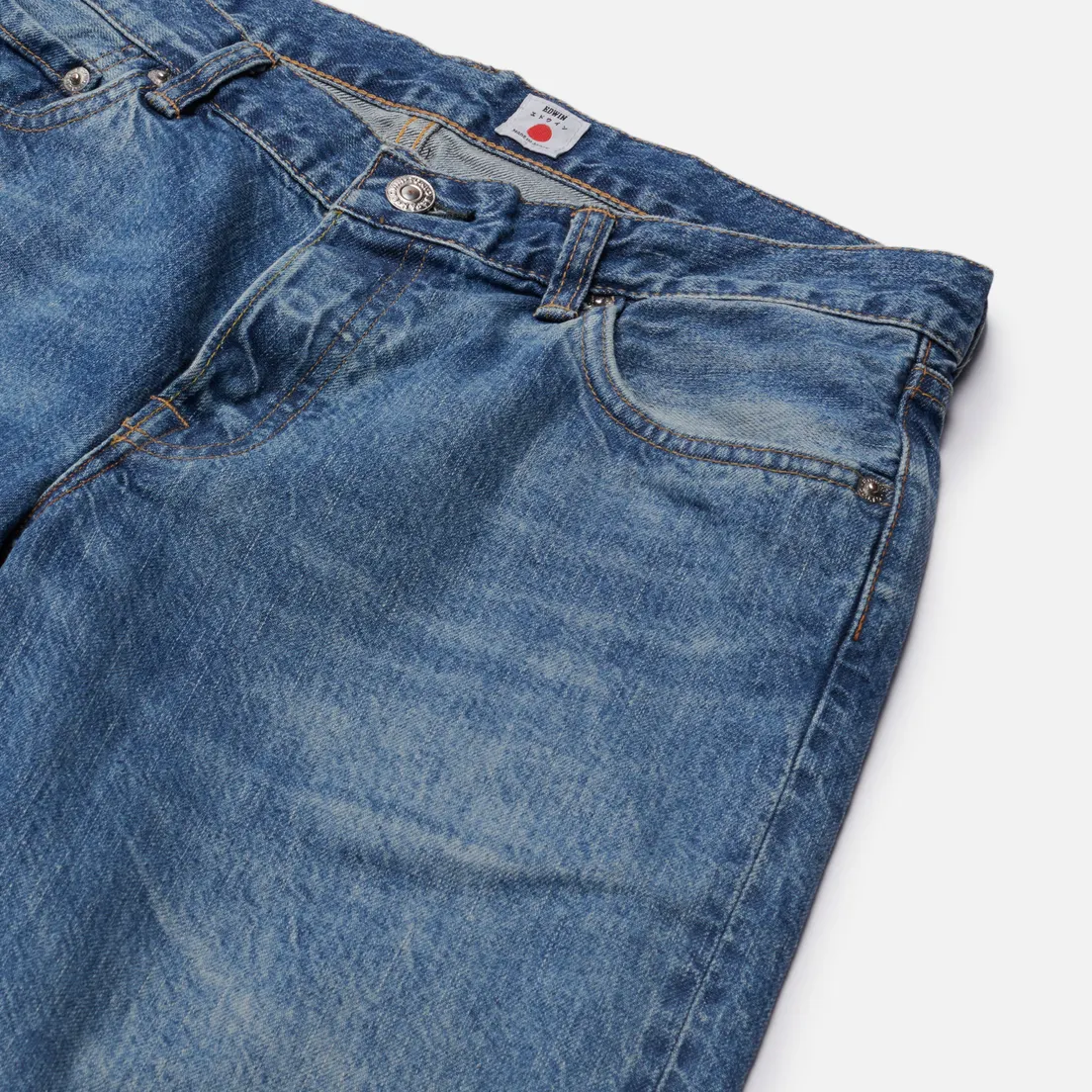 Edwin Мужские джинсы Regular Tapered Kaihara Indigo Blue x White Selvage 11 Oz