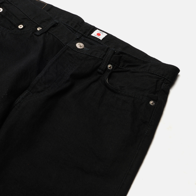 Мужские джинсы Edwin, цвет чёрный, размер 28/32 I030677.89.02 Regular Tapered Kaihara Purple x White Selvage 11oz - фото 2
