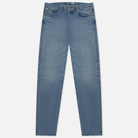 фото Мужские джинсы edwin regular tapered yoshiko left hand denim 12,6 oz, цвет голубой, размер 28/32