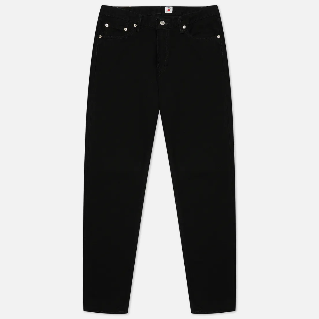 Edwin Мужские джинсы Regular Tapered Kaihara Right Hand Black Denim 13 Oz