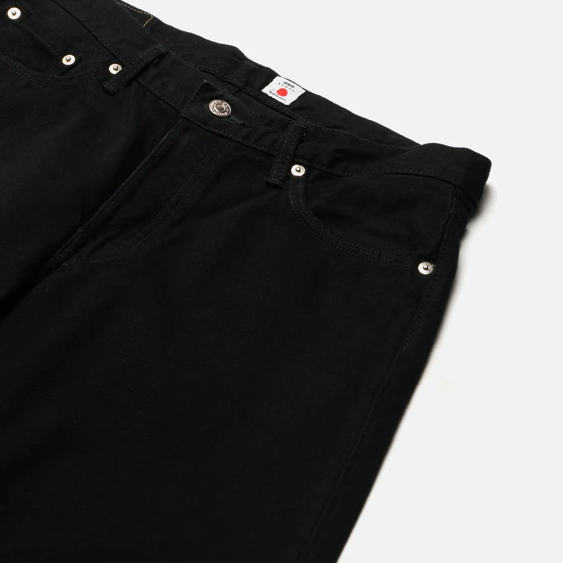 Edwin Мужские джинсы Regular Tapered Kaihara Right Hand Black Denim 13 Oz