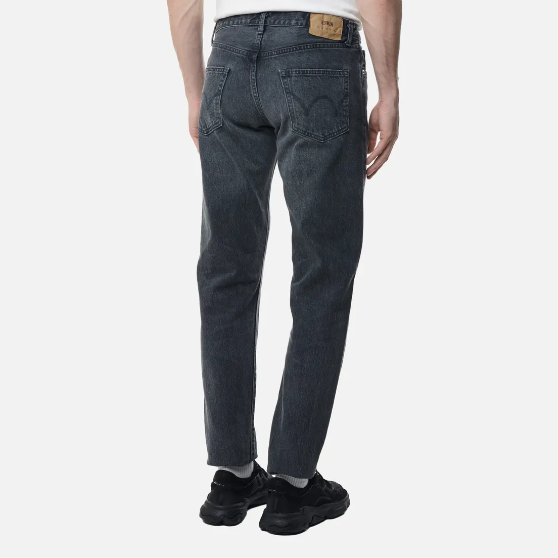Edwin Мужские джинсы Regular Tapered Kaihara Right Hand Black Denim 13 Oz
