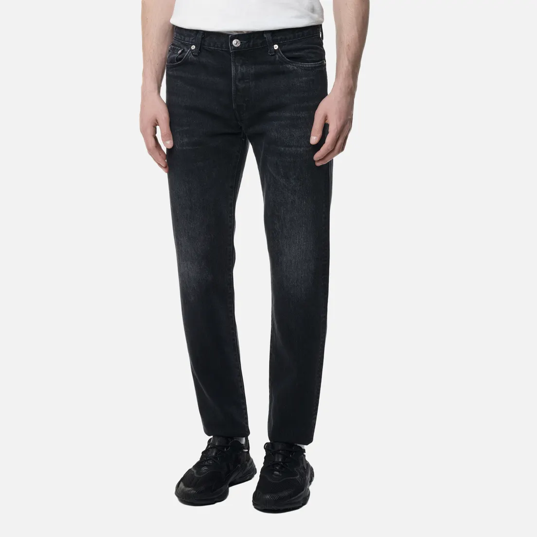 Edwin Мужские джинсы Regular Tapered Kaihara Right Hand Black Denim 13 Oz