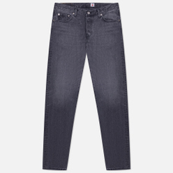 Edwin Мужские джинсы Regular Tapered Kaihara Right Hand Black Denim 13 Oz