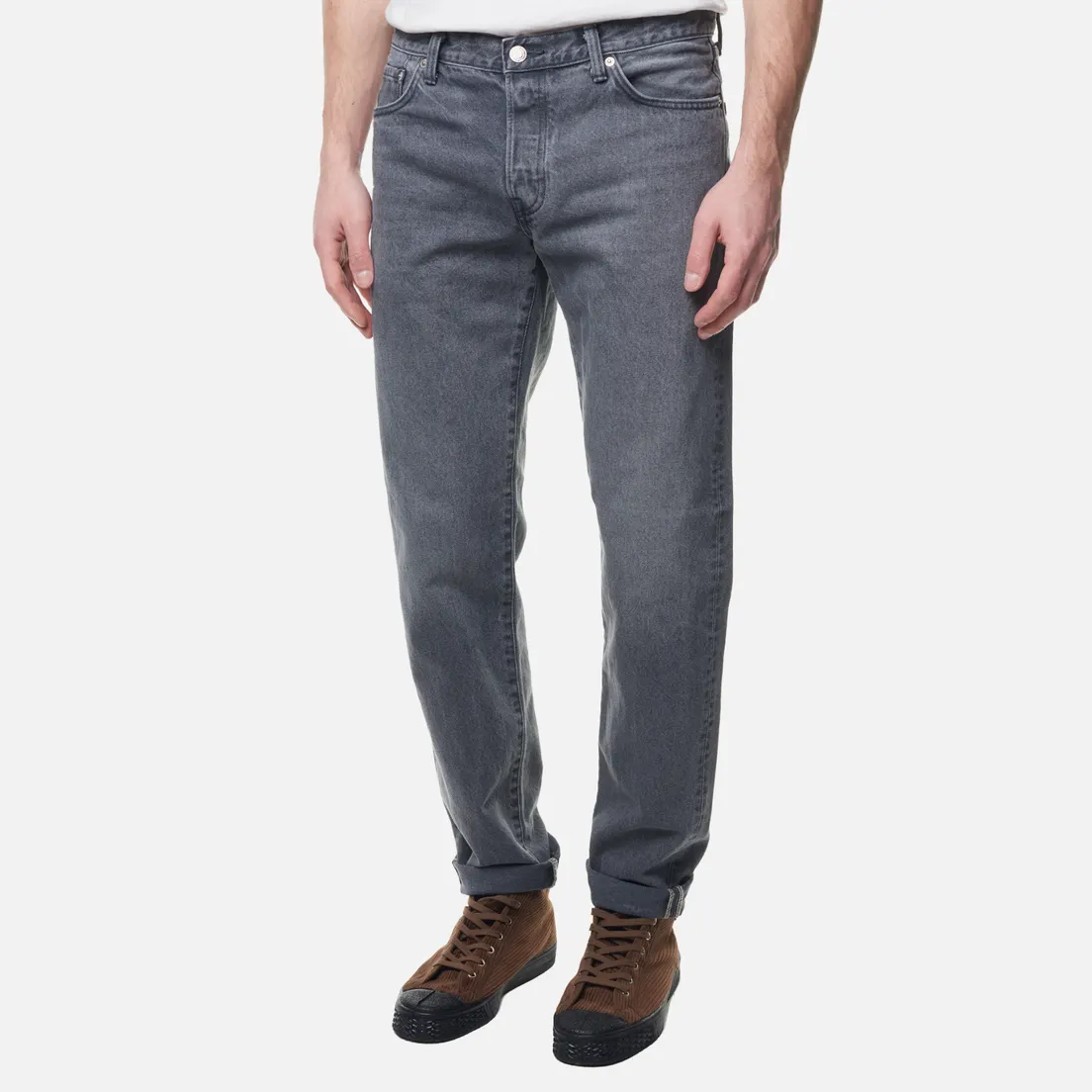 Edwin Мужские джинсы Regular Tapered Kaihara Right Hand Black Denim 13 Oz