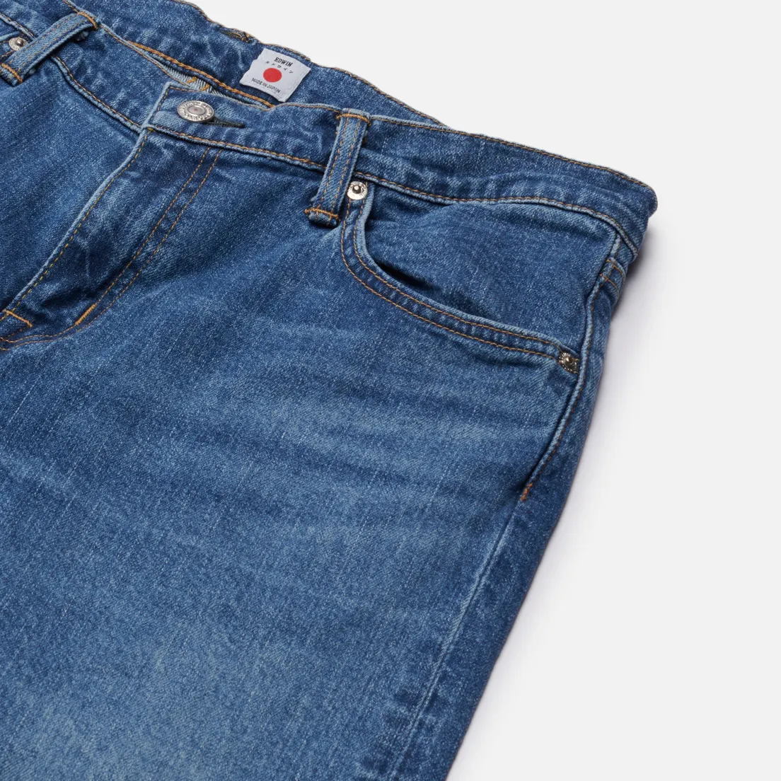 Edwin Мужские джинсы Regular Tapered Kaihara Pure Indigo Stretch Denim 13 Oz