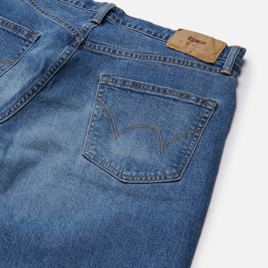 Edwin Мужские джинсы Regular Tapered Kaihara Pure Indigo Stretch Denim 13 Oz