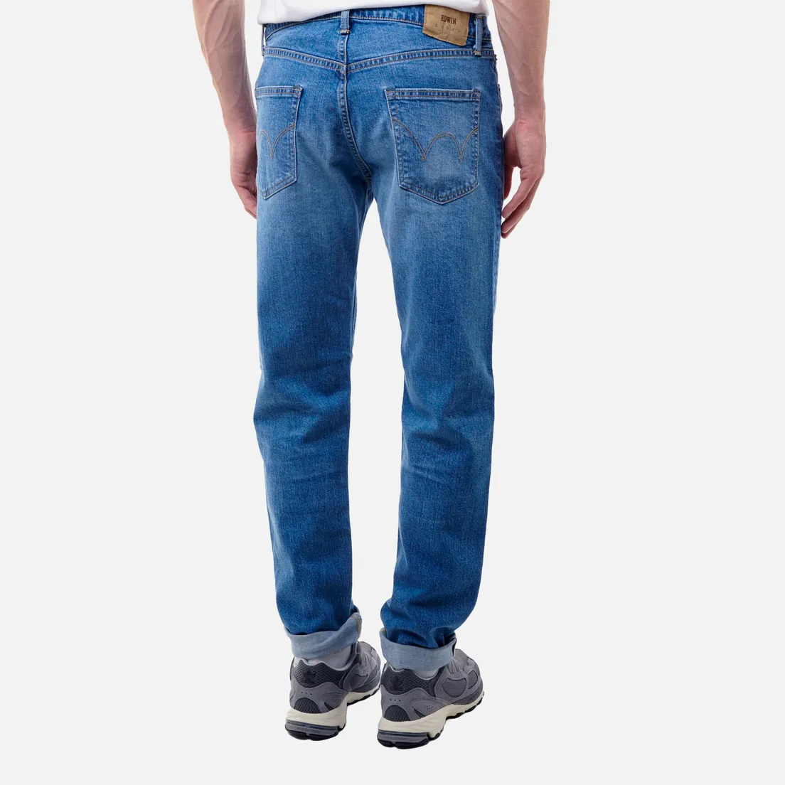 Edwin Мужские джинсы Regular Tapered Kaihara Pure Indigo Stretch Denim 13 Oz