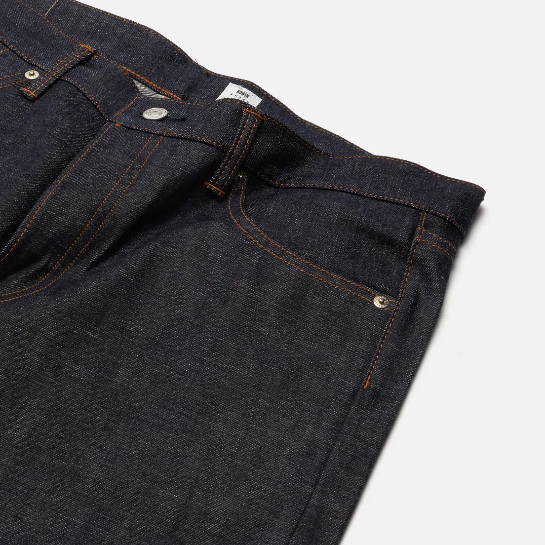 Edwin Мужские джинсы Slim Tapered Kaihara Dark Pure Indigo Rainbow Selvage 13.5 Oz