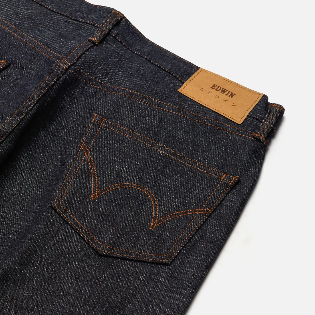 Edwin Мужские джинсы Slim Tapered Kaihara Dark Pure Indigo Rainbow Selvage 13.5 Oz