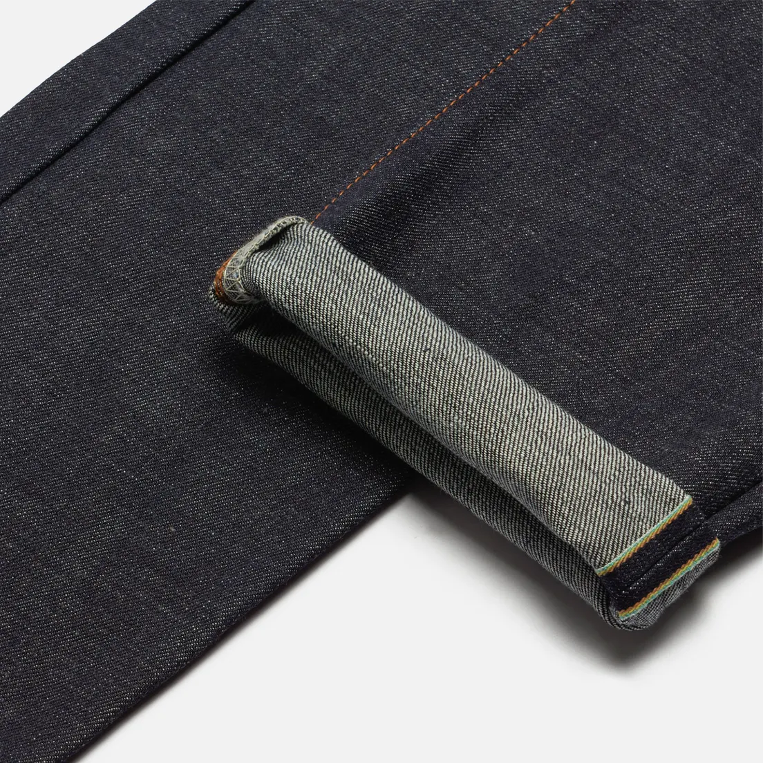 Edwin Мужские джинсы Slim Tapered Kaihara Dark Pure Indigo Rainbow Selvage 13.5 Oz