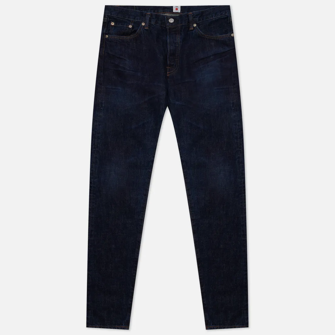 Edwin Мужские джинсы Slim Tapered Nihon Menpu Dark Pure Indigo Rainbow Selvage 13.5 Oz