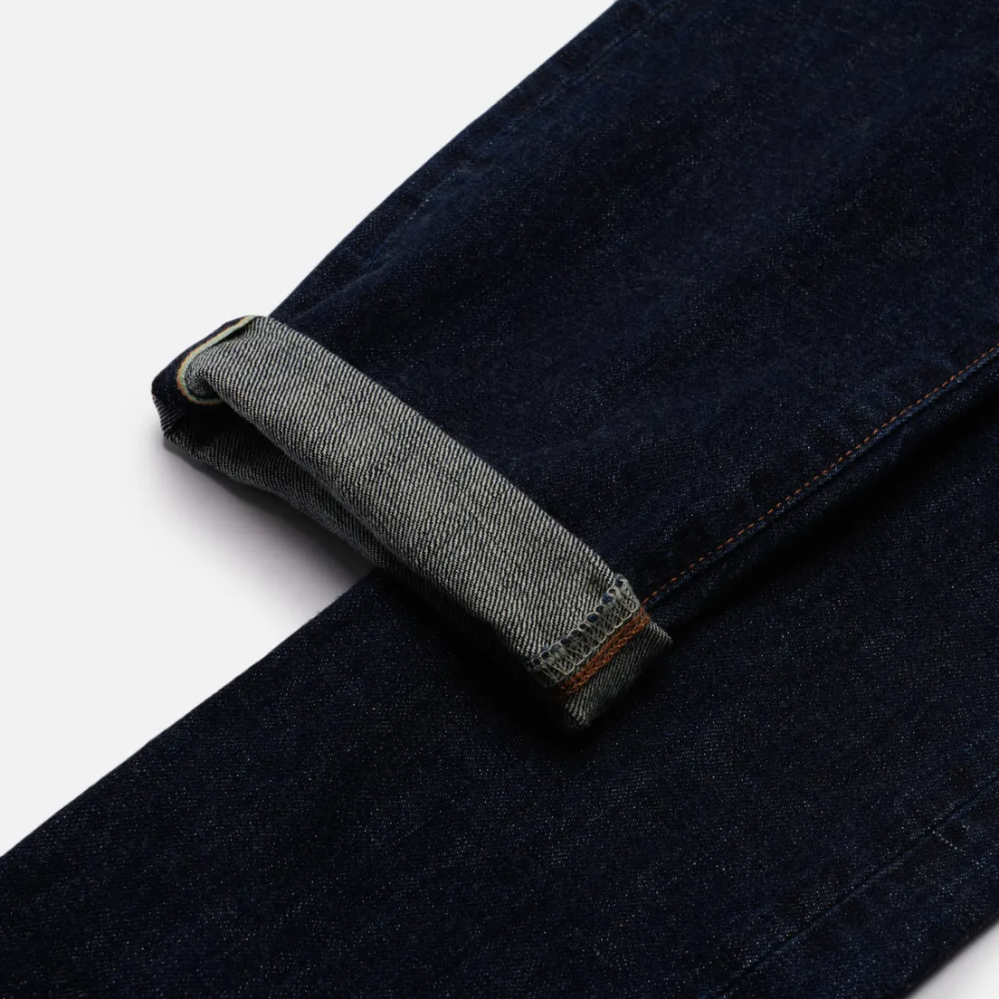Edwin Мужские джинсы Slim Tapered Nihon Menpu Dark Pure Indigo Rainbow Selvage 13.5 Oz