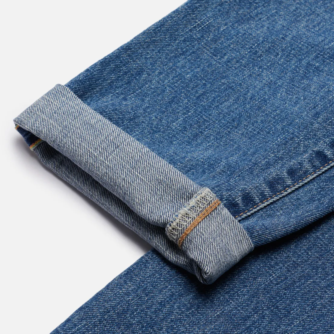 Edwin Мужские джинсы Slim Tapered Nihon Menpu Dark Pure Indigo Rainbow Selvage 13.5 Oz
