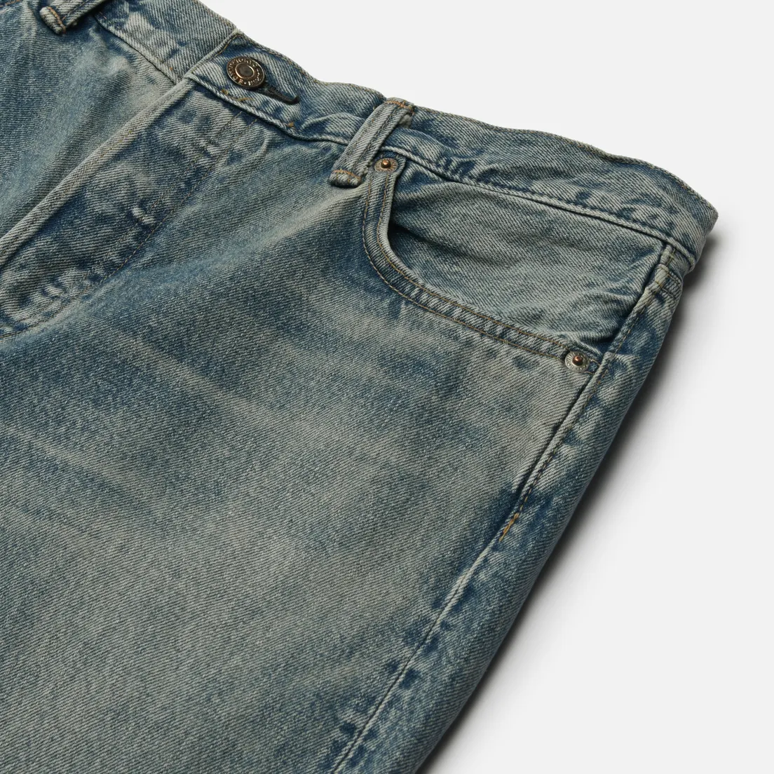 Edwin Мужские джинсы Slim Tapered Kaihara Dark Pure Indigo Rainbow Selvage 13.5 Oz