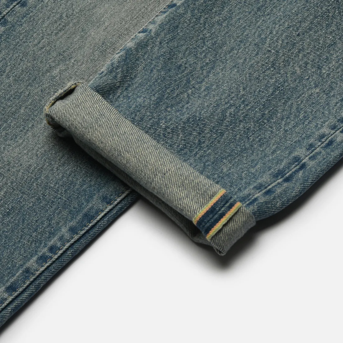 Edwin Мужские джинсы Slim Tapered Kaihara Dark Pure Indigo Rainbow Selvage 13.5 Oz