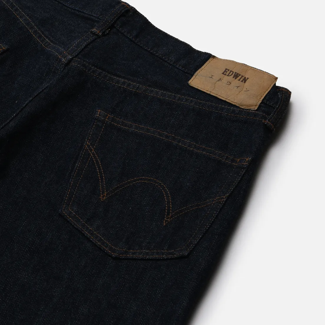 Edwin Мужские джинсы Slim Tapered Kurabo Recycle Denim Red Selvage 14 Oz