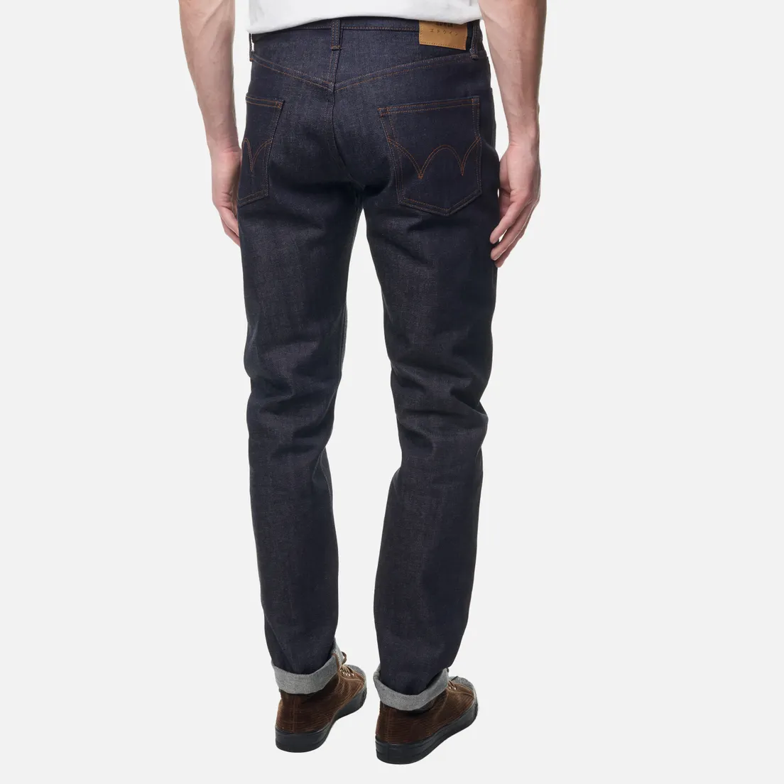 Edwin Мужские джинсы Slim Tapered Kurabo Recycle Denim Red Selvage 14 Oz