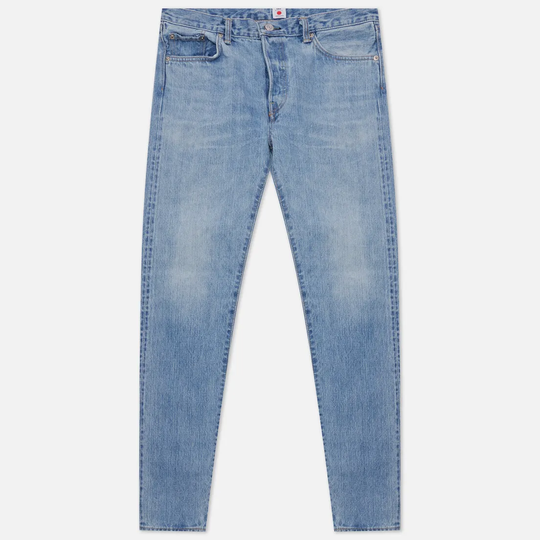 Edwin Мужские джинсы Slim Tapered Kurabo Recycle Denim Red Selvage 14 Oz