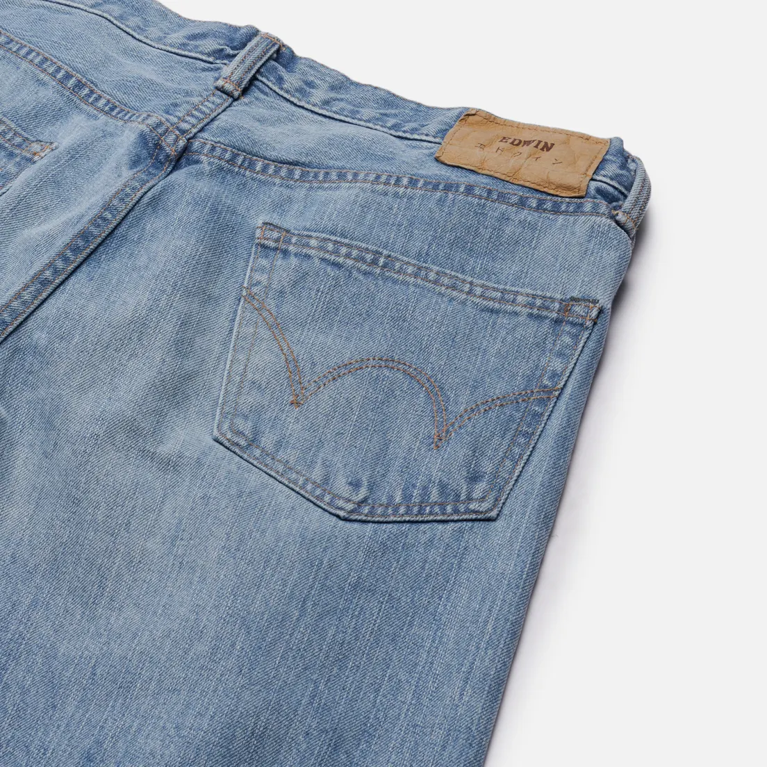 Edwin Мужские джинсы Slim Tapered Kurabo Recycle Denim Red Selvage 14 Oz