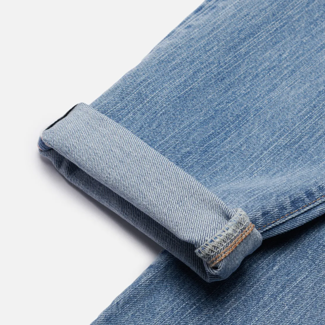 Edwin Мужские джинсы Slim Tapered Kurabo Recycle Denim Red Selvage 14 Oz