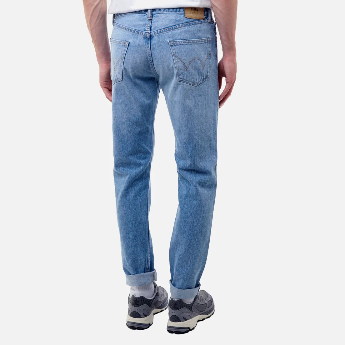 Edwin Мужские джинсы Slim Tapered Kurabo Recycle Denim Red Selvage 14 Oz