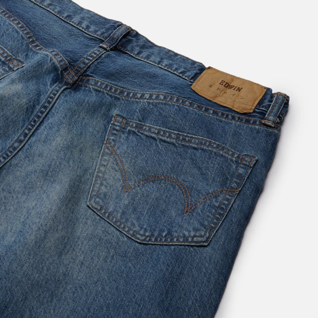 Edwin Мужские джинсы Slim Tapered Kaihara Indigo Blue x White Selvage 11 Oz