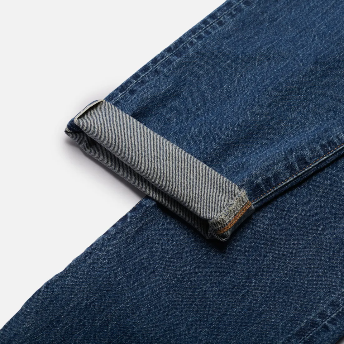 Edwin Мужские джинсы Slim Tapered Kaihara Indigo Blue x White Selvage 11 Oz