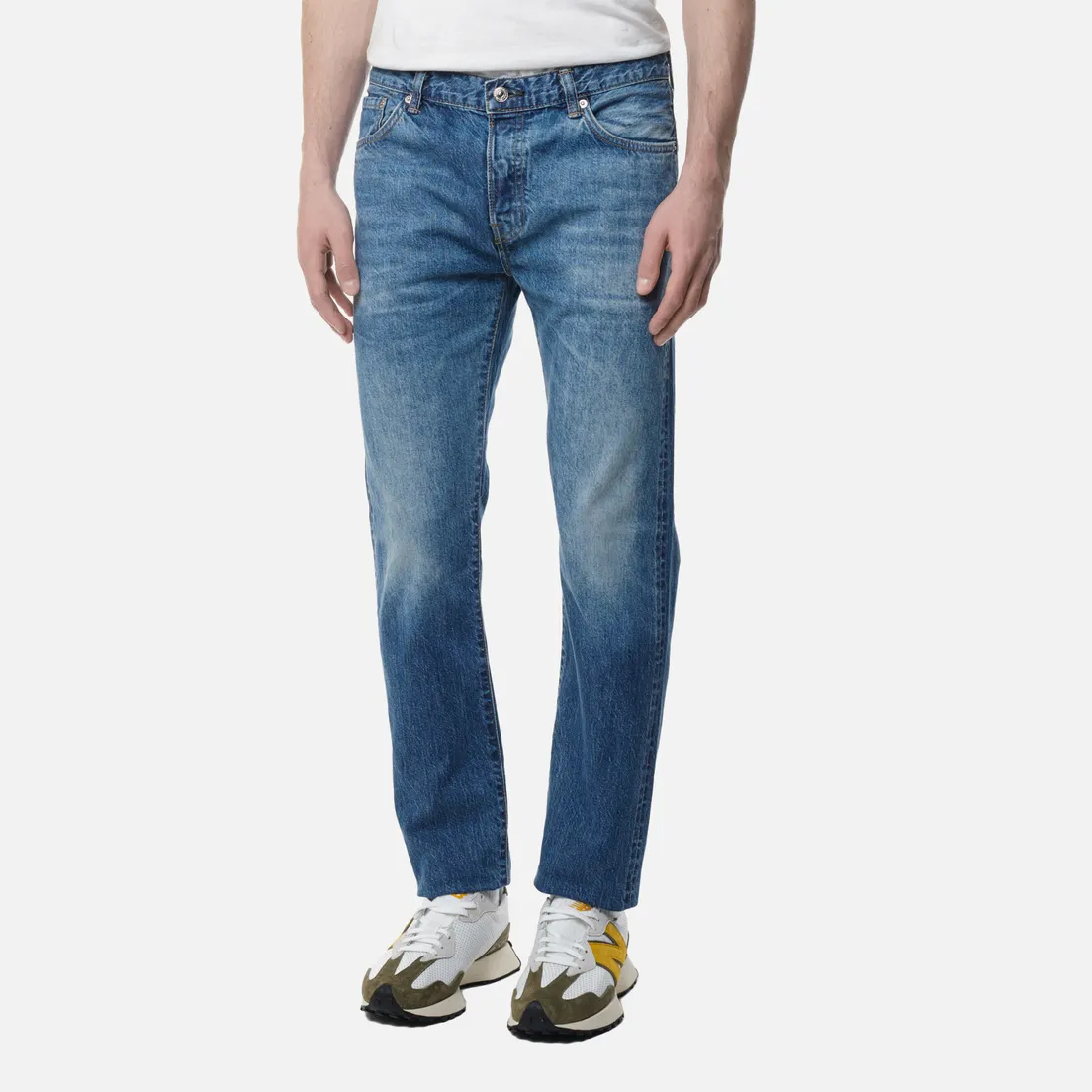Edwin Мужские джинсы Slim Tapered Kaihara Indigo Blue x White Selvage 11 Oz