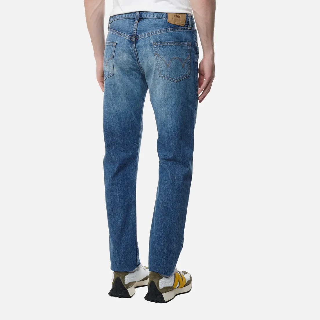 Edwin Мужские джинсы Slim Tapered Kaihara Indigo Blue x White Selvage 11 Oz
