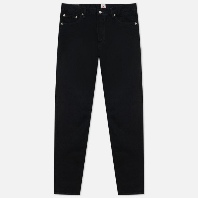 Мужские джинсы Edwin, цвет чёрный, размер 34/32 I030686.89.02 Slim Tapered Kaihara Purple x White Selvage 11oz - фото 1
