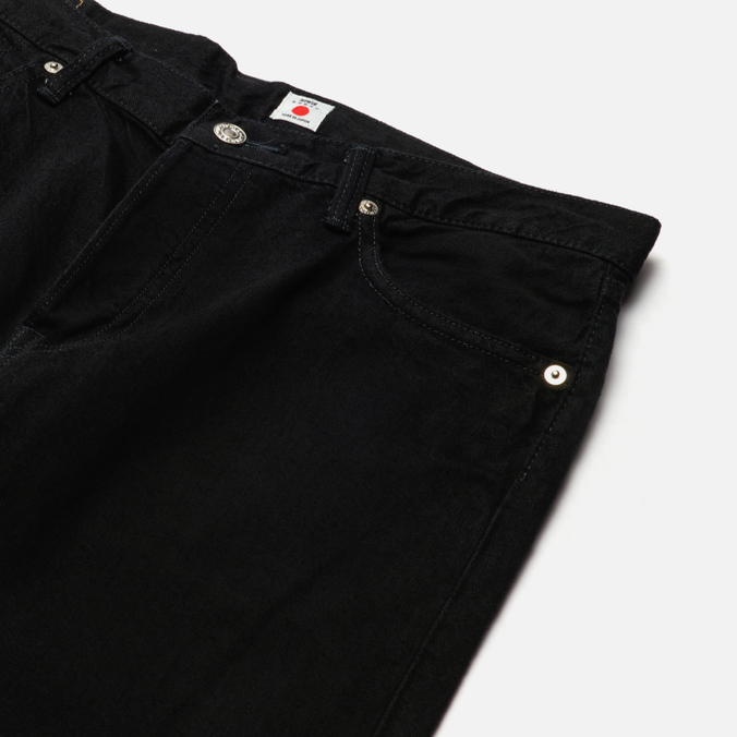 Мужские джинсы Edwin, цвет чёрный, размер 34/32 I030686.89.02 Slim Tapered Kaihara Purple x White Selvage 11oz - фото 2