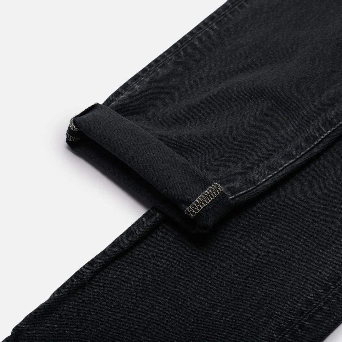 Edwin Мужские джинсы Slim Tapered Kaihara Right Hand Black Denim 13 Oz