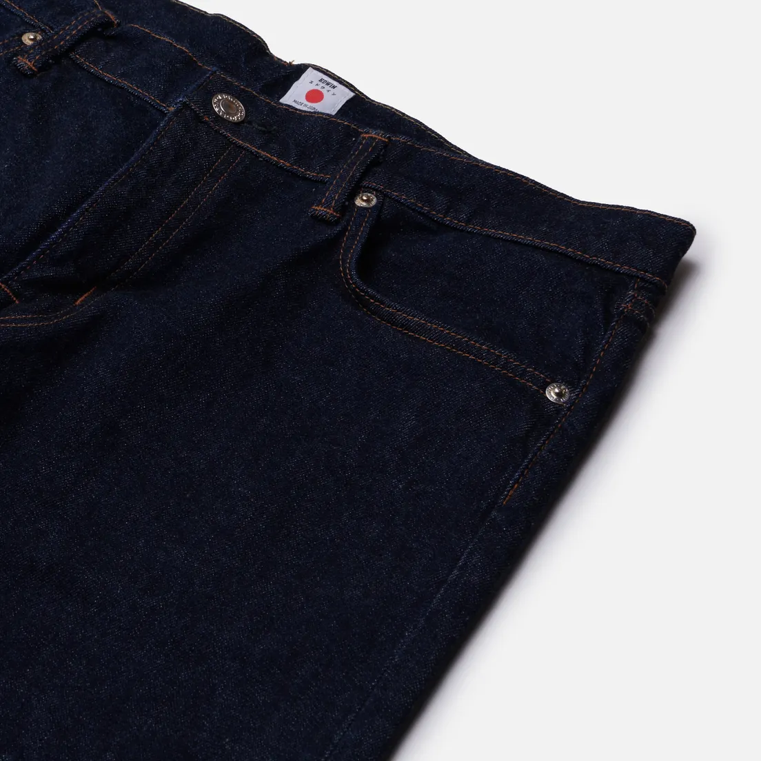 Edwin Мужские джинсы Slim Tapered Kaihara Pure Indigo Stretch Denim 13 Oz