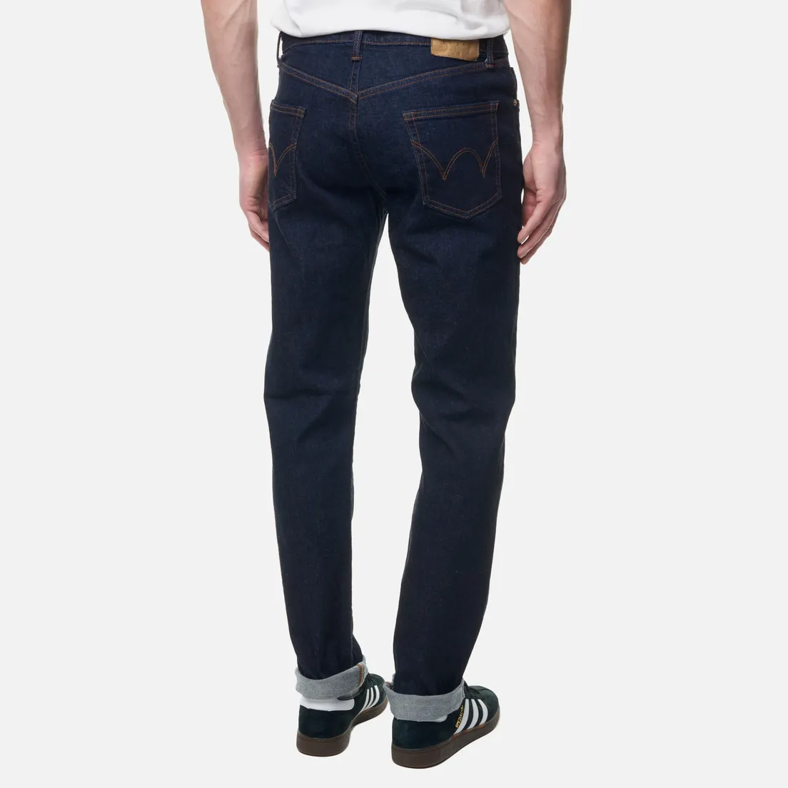 Edwin Мужские джинсы Slim Tapered Kaihara Pure Indigo Stretch Denim 13 Oz