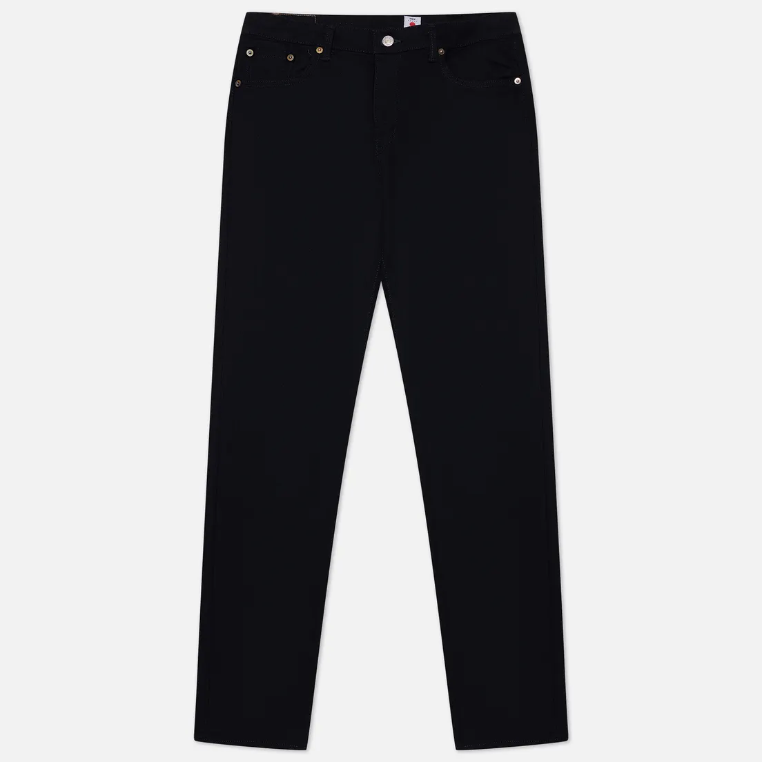 Edwin Мужские джинсы Slim Tapered Kaihara Black x Black Stretch Denim 12.5 Oz