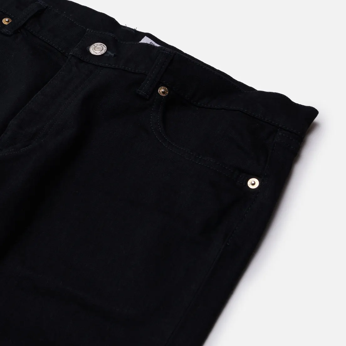 Edwin Мужские джинсы Slim Tapered Kaihara Black x Black Stretch Denim 12.5 Oz